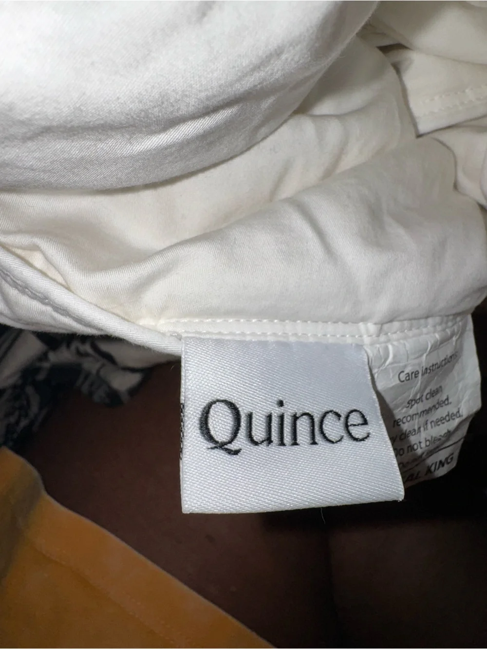 Quince KING/CAL KING White Duck down Feather Comforter